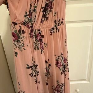 Torrid Blush Floral Dress